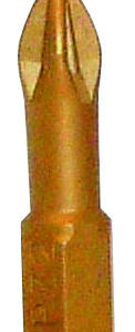 POZI 2 X 25MM INSERT BIT TORSION TITANIUM COATED PZ2