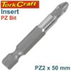 POZI.2 X 50MM POWER BIT 1/CARD
