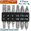 6PSC 45MM DOUBLE END BIT SET PH1