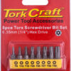 S/D TORX TAMP.RES. BIT SET 8PCE