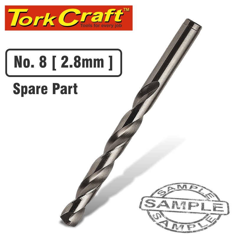 REPLACEMENT DRILL BIT 2.8MM FOR SCREW PILOT #8 REPLACEMENT DRILL BIT 2.8MM FOR SCREW PILOT #8
