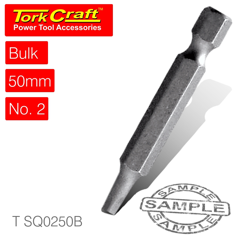 SQUARE RECESS PWR BIT NO.2X50MM BULK SQUARE RECESS PWR BIT NO.2X50MM BULK