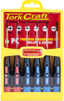 PRECISION S/DRIVER SET PHIL. & SLOTTED 6PC PRECISION S/DRIVER SET PHIL. & SLOTTED 6PC