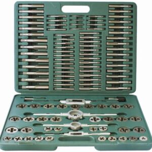 TAP & DIE SET 110 PCE - CARBON STEEL 2 - 18mm BLOW MOULD CASE