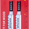 U-SHANK JIGSAW BLADE 10TPI FOR WOOD 2.5MM 2PC