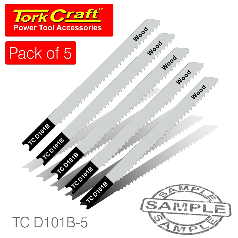 U-SHANK JIGSAW BLADE 10TPI FOR WOOD 2.5MM 5PC U-SHANK JIGSAW BLADE 10TPI FOR WOOD 2.5MM 5PC