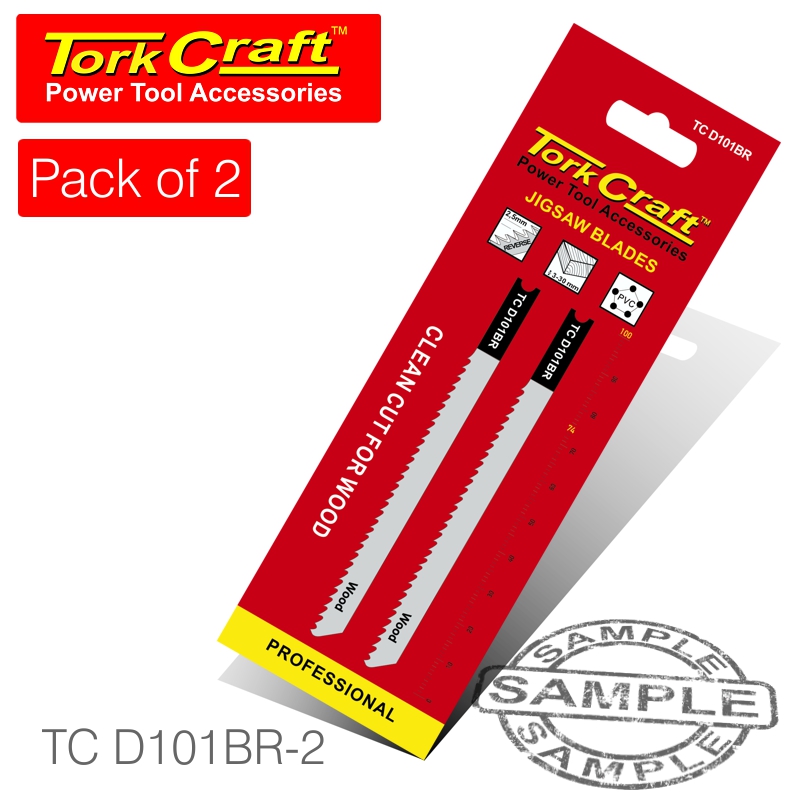 U-SHANK JIGSAW BLADE 10TPI WOOD 2.5MM REVERSE TOOTH 2PC U-SHANK JIGSAW BLADE 10TPI WOOD 2.5MM REVERSE TOOTH 2PC