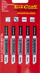 U-SHANK JIGSAW BLADE 21TPI METAL 1.2MM 5PC