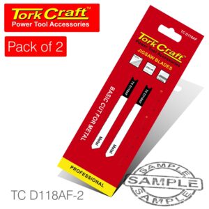 U-SHANK JIGSAW BLADE 21TPI METAL 1.2MM 2PC