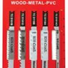 U-SHANK JIGSAW BLADES 5 PIECE ASSORTED