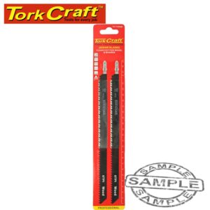 T-SHANK SABRE SAW BLADE SOFTWOOD/CHIP/PLY/FIRBRE 4.0MM 6TPI 250MM 2PC