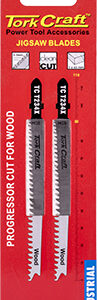T-SHANK JIGSAW BLADE FOR WOOD 2.3MM 9TPI 95MM 2PC