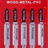 T-SHANK JIGSAW BLADES 5 PIECE ASSORTED