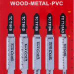 T-SHANK JIGSAW BLADES 5 PIECE ASSORTED