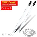 T-SHANK JIGSAW BLADE FOR WOOD SPEED CUTTER 4MM 6TPI 180MM 2PC