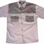 VERMONT MENS BUSH SHIRT KHAKI 100% COTTON LARGE