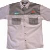 VERMONT MENS BUSH SHIRT KHAKI 100% COTTON 2XL