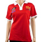 VERMONT LADIES GOLF SHIRT RED MEDIUM
