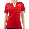 VERMONT LADIES GOLF SHIRT RED LARGE