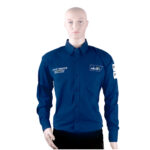 ALPEN SPRINT MASTER MENS NAVY BLUE COTTON SHIRT  X-LARGE