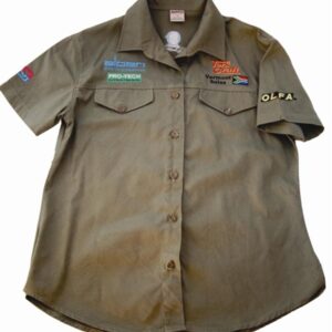 VERMONT LADIES COTTON SHIRT OLIVE SMALL