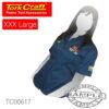 VERMONT LADIES COTTON SHIRT NAVY BLUE 3XL