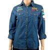 VERMONT LADIES LONG SLEEVED DENIM SHIRT XL