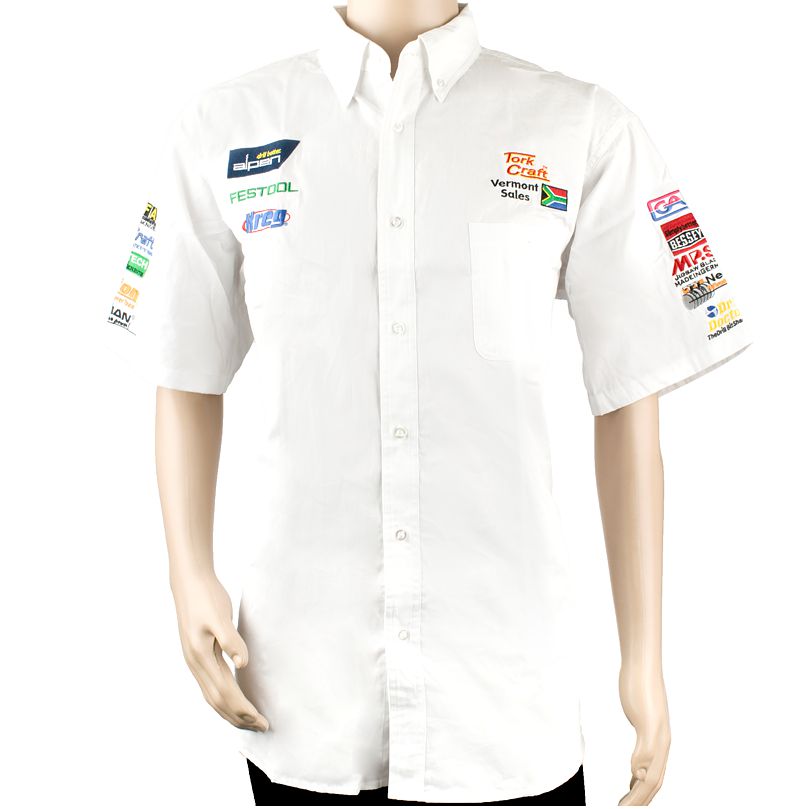 VERMONT MENS COTTON SHIRT WHITE SMALL VERMONT MENS COTTON SHIRT WHITE SMALL