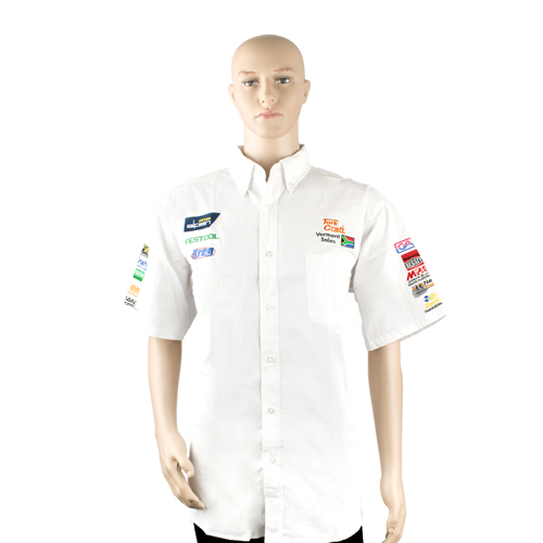 VERMONT MENS COTTON SHIRT WHITE LARGE VERMONT MENS COTTON SHIRT WHITE LARGE