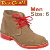 TORK CRAFT MENS VELLIE SHOES BROWN SIZE 6