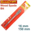 SPADE BIT 16MM 150MM
