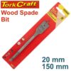SPADE BIT 20MM 150MM