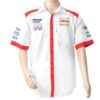 VERMONT MENS - WHITE/RED COTTON SHIRT - 4X-LARGE