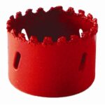 HOLE SAW CARBIDE GRIT 16MM - RED