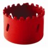 HOLE SAW CARBIDE GRIT 54MM - RED