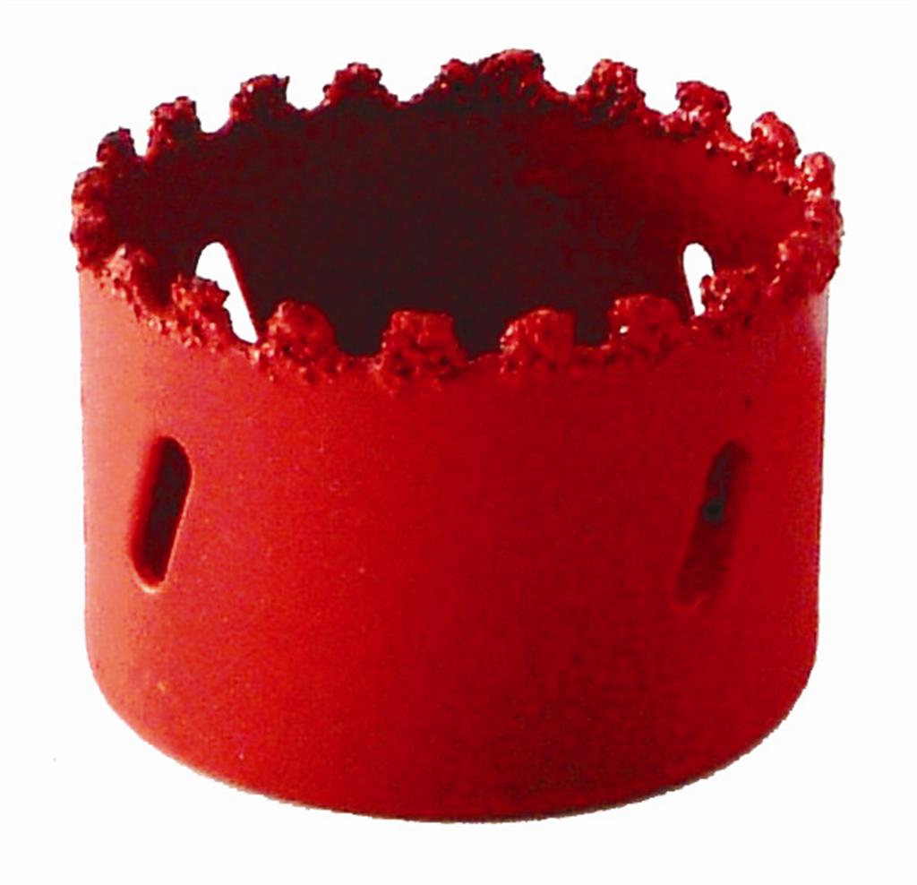HOLE SAW CARBIDE GRIT 54MM - RED HOLE SAW CARBIDE GRIT 54MM - RED