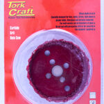 HOLE SAW CARBIDE GRIT 73MM - RED