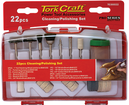 CLEANING & POLISHING SET 22 PCE MINI CLEANING & POLISHING SET 22 PCE MINI