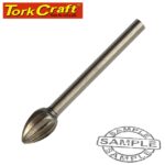 MINI H/SPEED CUTTER 6.4MM FLAME 3.2MM SHANK