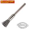 MINI CARBON STEEL BRUSH 3.2MM END 3.2MM SHANK