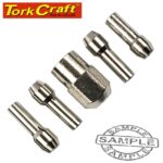 MINI QUICK CHANGE COLLET KIT 0.8/1.6/2.4/3.2MM
