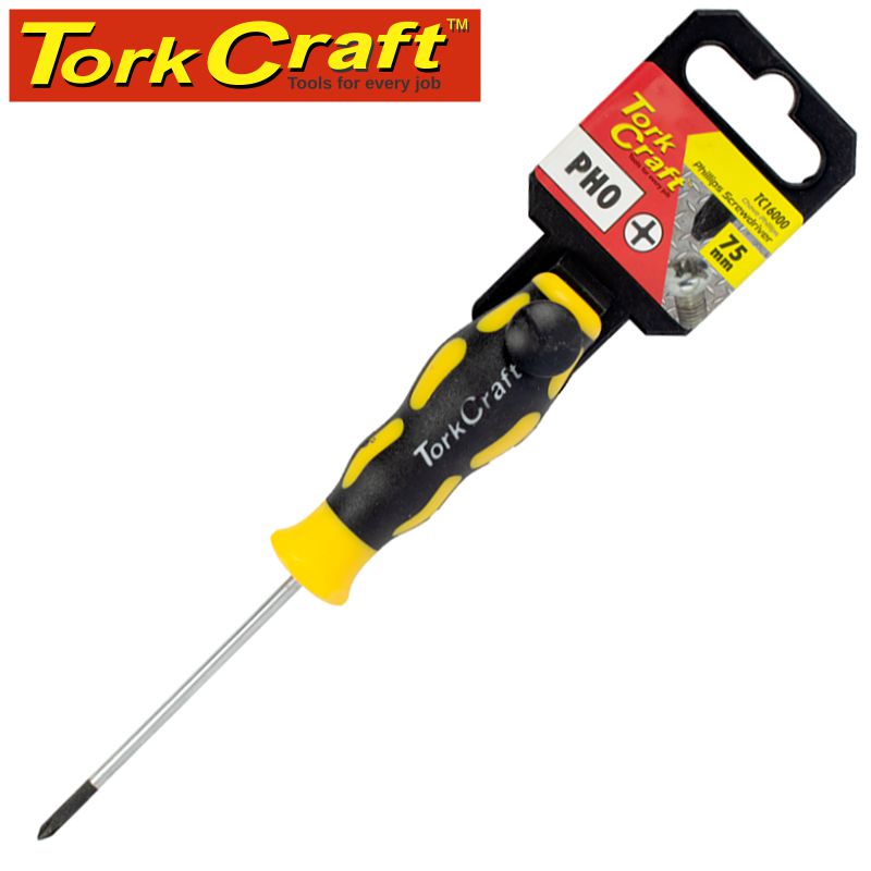 SCREWDRIVER PHILLIPS NO.0 X 75MM SCREWDRIVER PHILLIPS NO.0 X 75MM