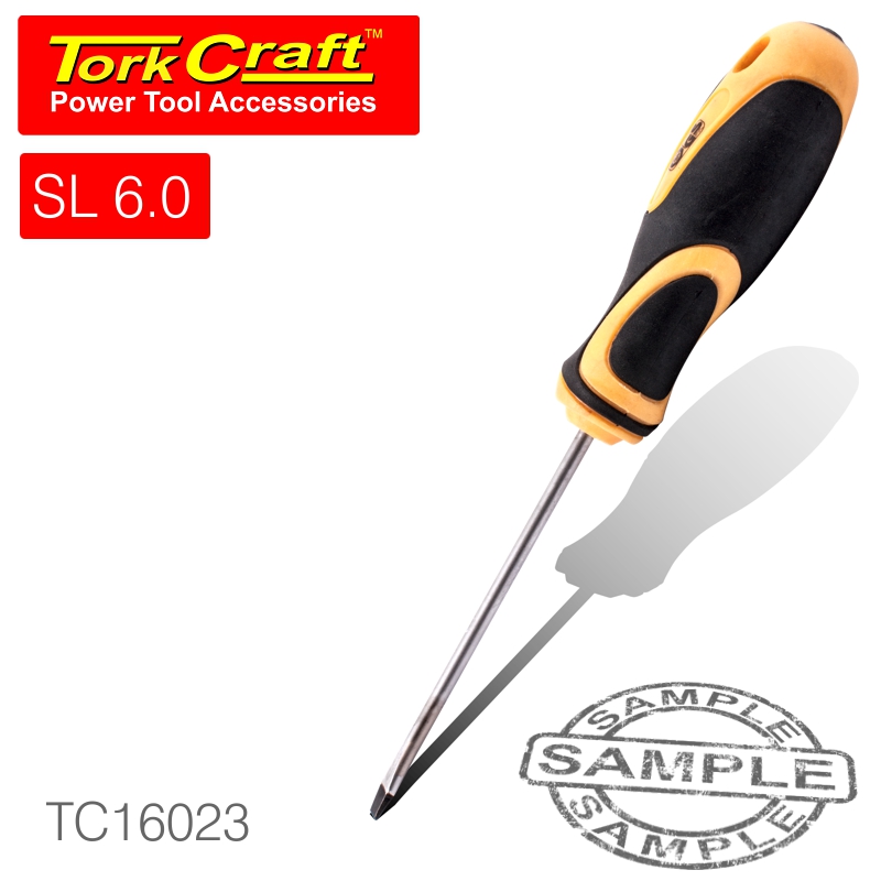 SCREWDRIVER SLOTTED 6 X 38MM SCREWDRIVER SLOTTED 6 X 38MM