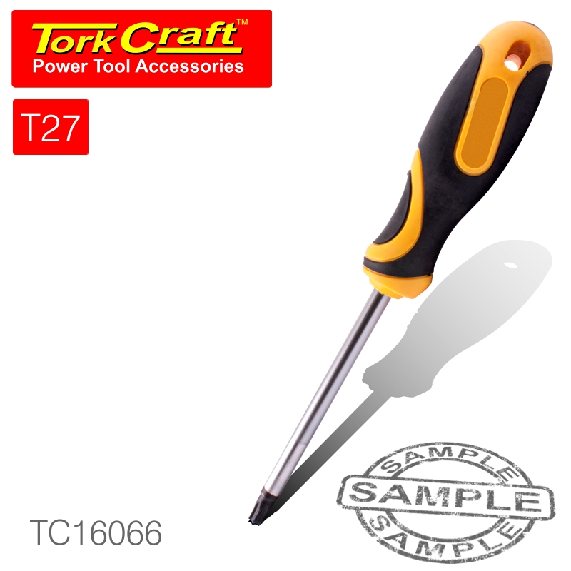 SCREWDRIVER TORX TAMPER PROOF T27 6X100MM SCREWDRIVER TORX TAMPER PROOF T27 6X100MM