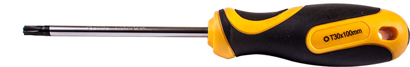 SCREWDRIVER TORX TAMPER PROOF T30 6X100MM SCREWDRIVER TORX TAMPER PROOF T30 6X100MM