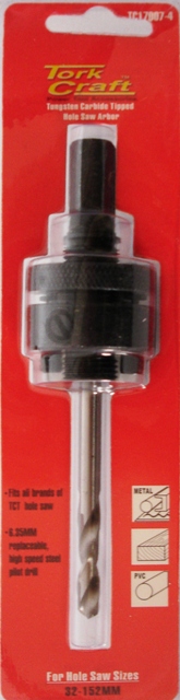 MANDREL TCT HOLE SAW 7/16 32 - 152mm MANDREL TCT HOLE SAW 7/16 32 - 152mm