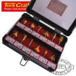 ROUTER BIT SET 12PC/ALU.CASE 1/4'