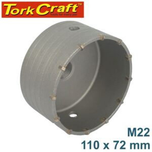 HOLLOW CORE BIT TCT 110 X 72MM M22