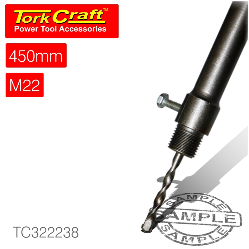 ADAPTOR SDS PLUS 450MMXM22 FOR TCT CORE BITS ADAPTOR SDS PLUS 450MMXM22 FOR TCT CORE BITS