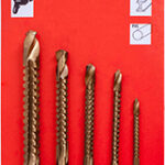 DRILL SAW SET HSS TIN.COATED 3-4-5-6-8